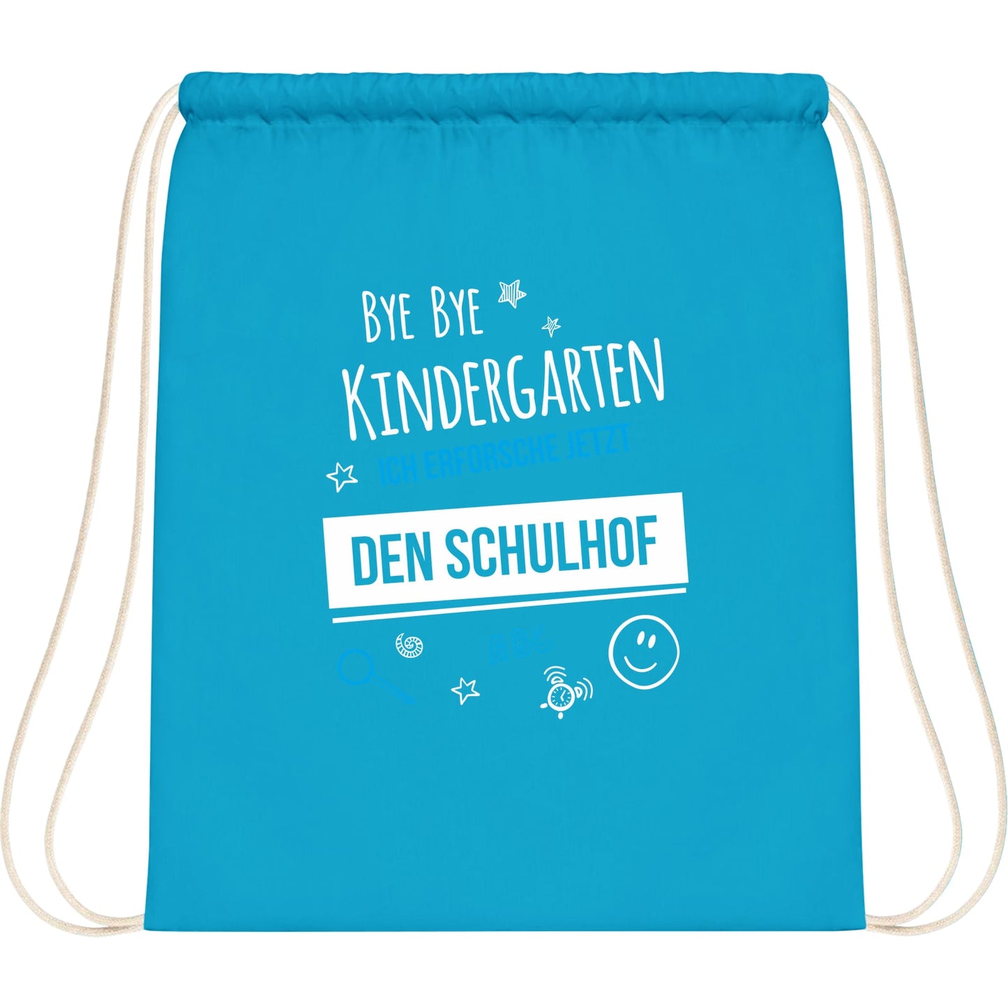 Turnbeutel Einschulung Bye Bye Kindergarten Schulhof