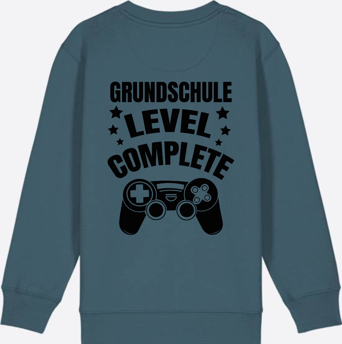 Sweatshirt Einschulung: Grundschule Level Complete personalisiert - Stargazer