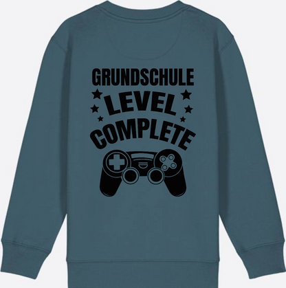 Sweatshirt Einschulung: Grundschule Level Complete personalisiert - Stargazer