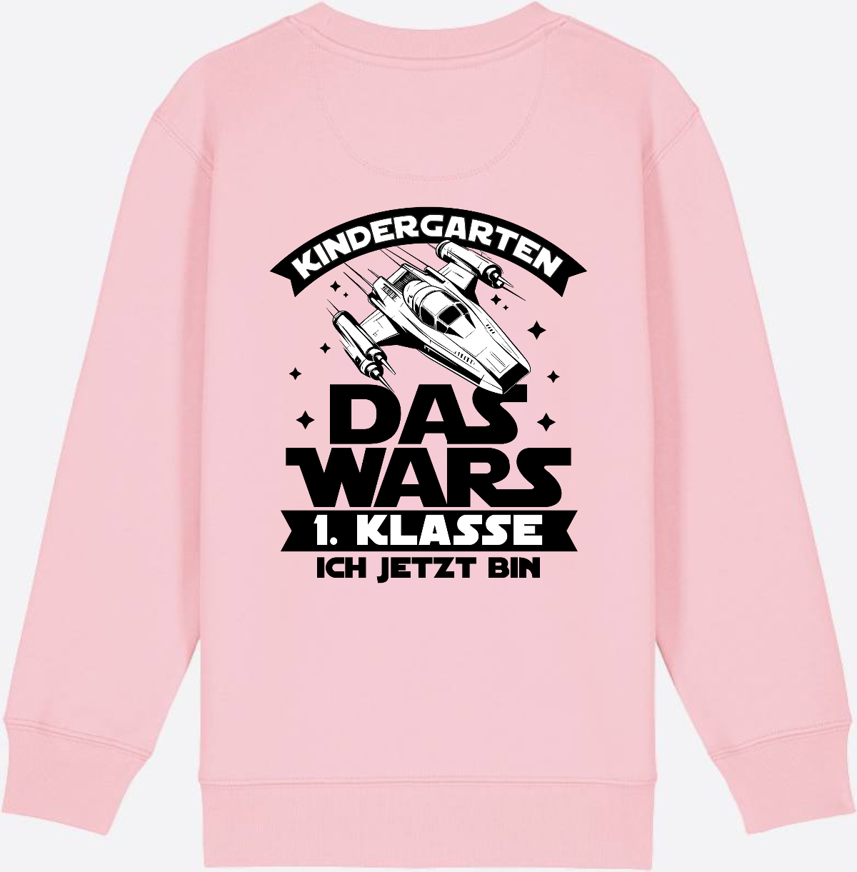 Sweatshirt Einschulung – Kindergarten Das War's Parodie - Cotton Pink