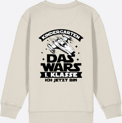Sweatshirt Einschulung – Kindergarten Das War's Parodie - Eco Heather