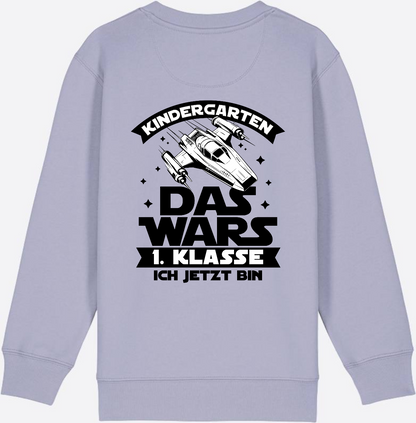 Sweatshirt Einschulung – Kindergarten Das War's Parodie - Lavender