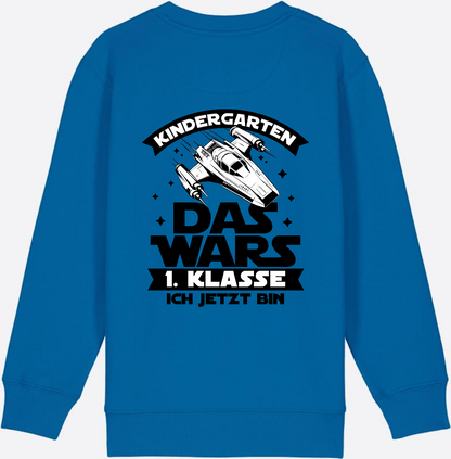 Sweatshirt Einschulung – Kindergarten Das War's Parodie - Royal Blue