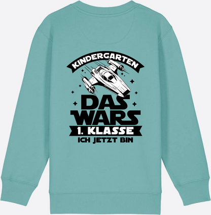 Sweatshirt Einschulung – Kindergarten Das War's Parodie - Teal Monstera