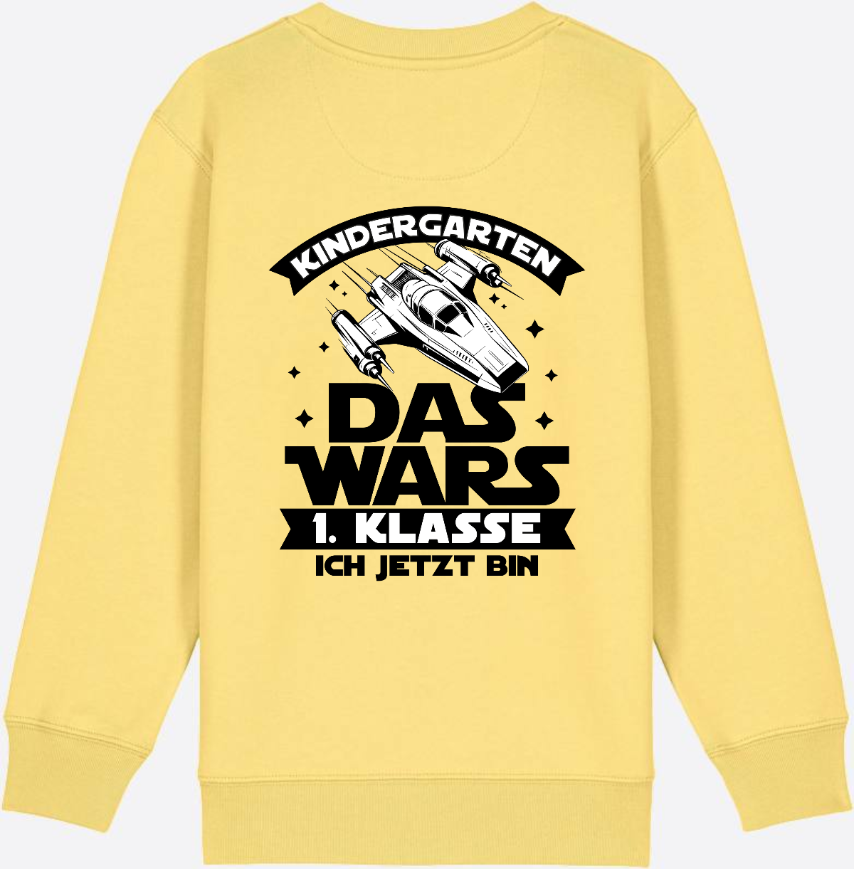 Sweatshirt Einschulung – Kindergarten Das War's Parodie - Viva Yellow