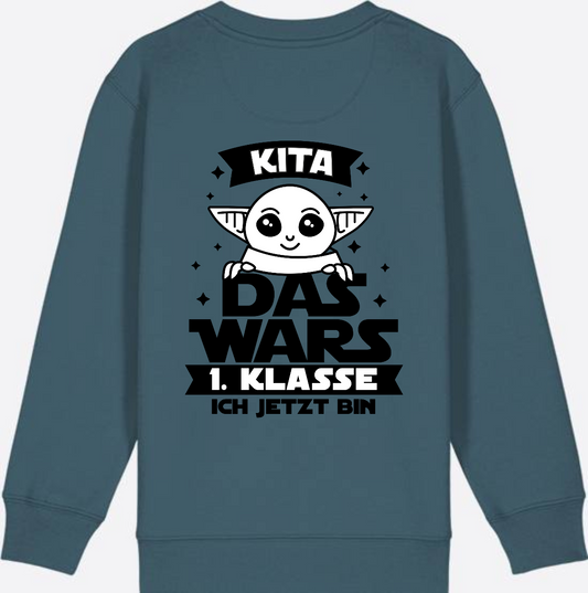 Sweatshirt Einschulung: Kita Das Wars – 1. Klasse ich bin - Stargazer