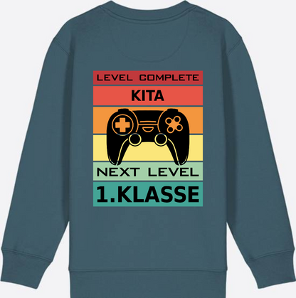 Sweatshirt Einschulung: Next Level 1. Klasse mit Wunschnamen - Stargazer