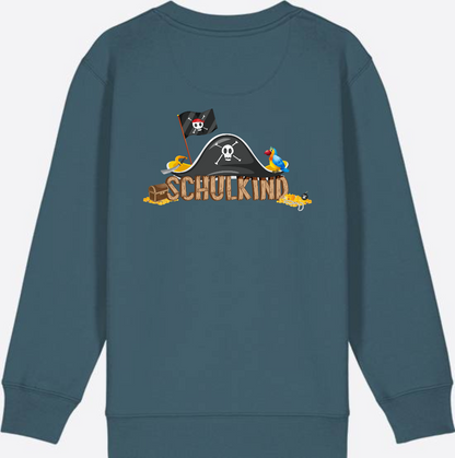 Sweatshirt Einschulung – Schulkind Pirat mit Wunschnamen - Stargazer