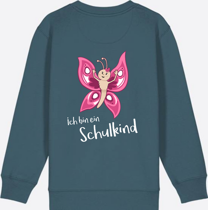 Sweatshirt Einschulung – Schulkind Schmetterling personalisiert - Stargazer