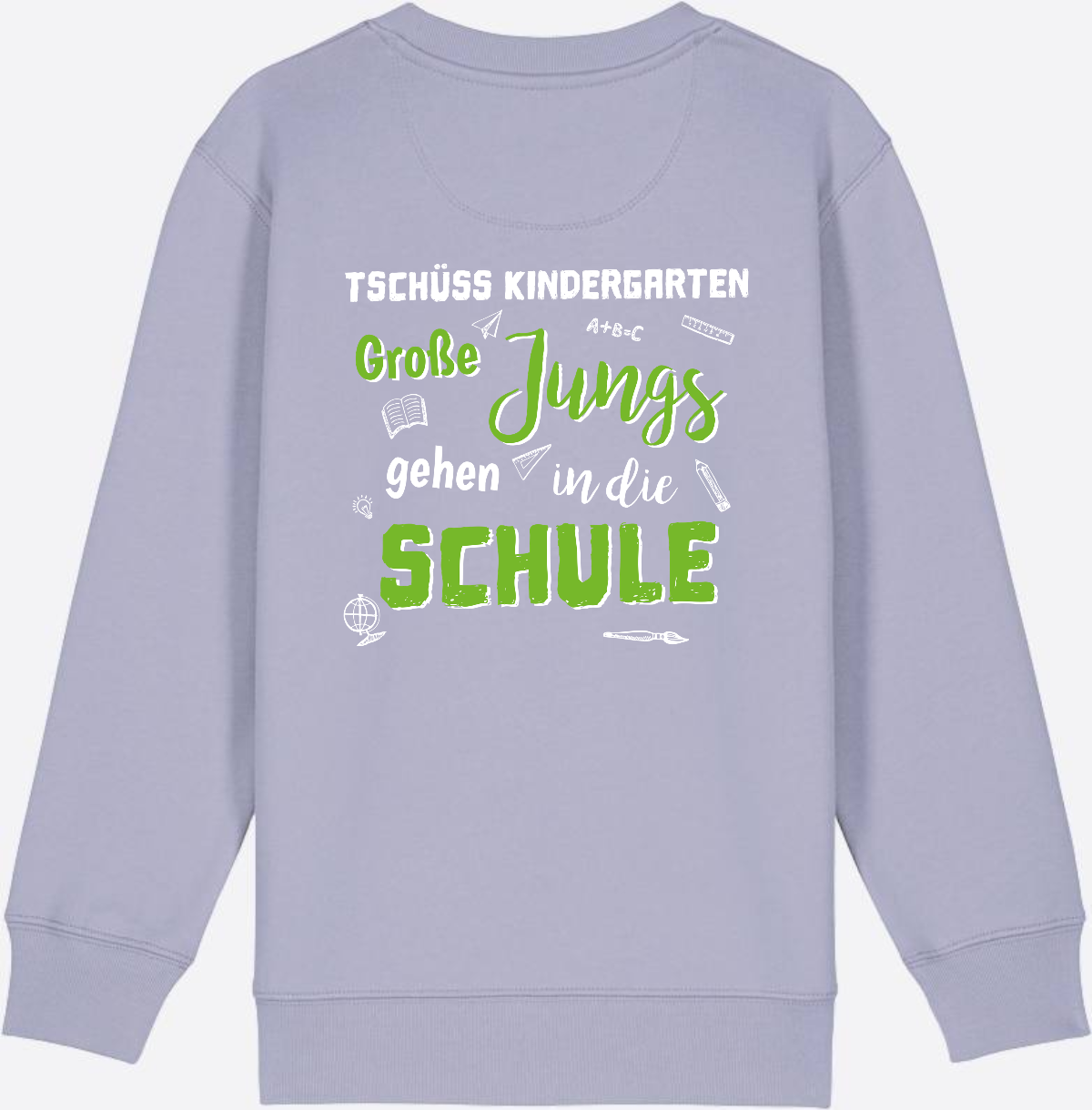 Sweatshirt Einschulung – Tschüss Kindergarten Große Jungs - Lavender