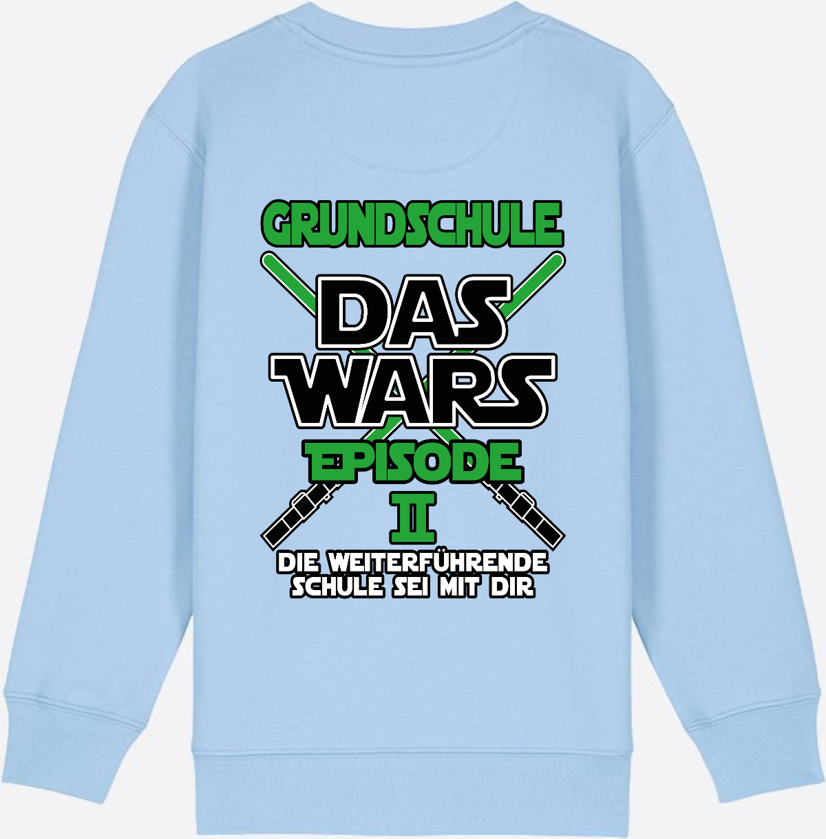 Sweatshirt Grundschule Das Wars Episode 2 - Personalisierbar - Blue Soul