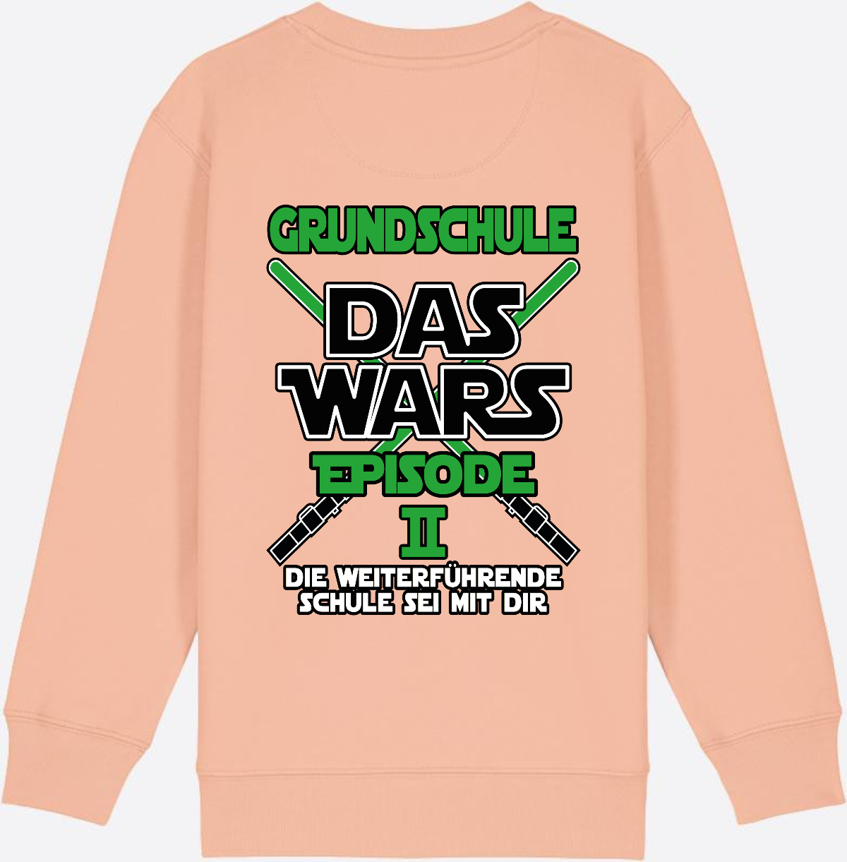 Sweatshirt Grundschule Das Wars Episode 2 - Personalisierbar - Fraiche Peche