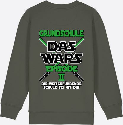 Sweatshirt Grundschule Das Wars Episode 2 - Personalisierbar - Khaki