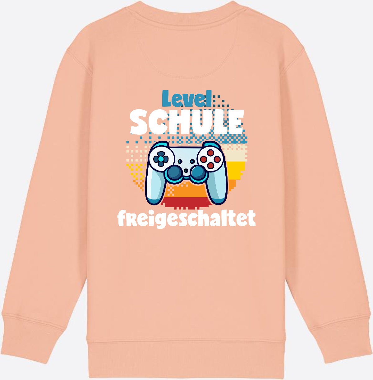 Sweatshirt Level Schule freigeschaltet – Geschenk Einschulung - Fraiche Peche