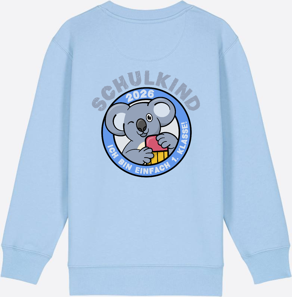 Sweatshirt Schulkind 2026 – 1. Klasse Koala - Blue Soul