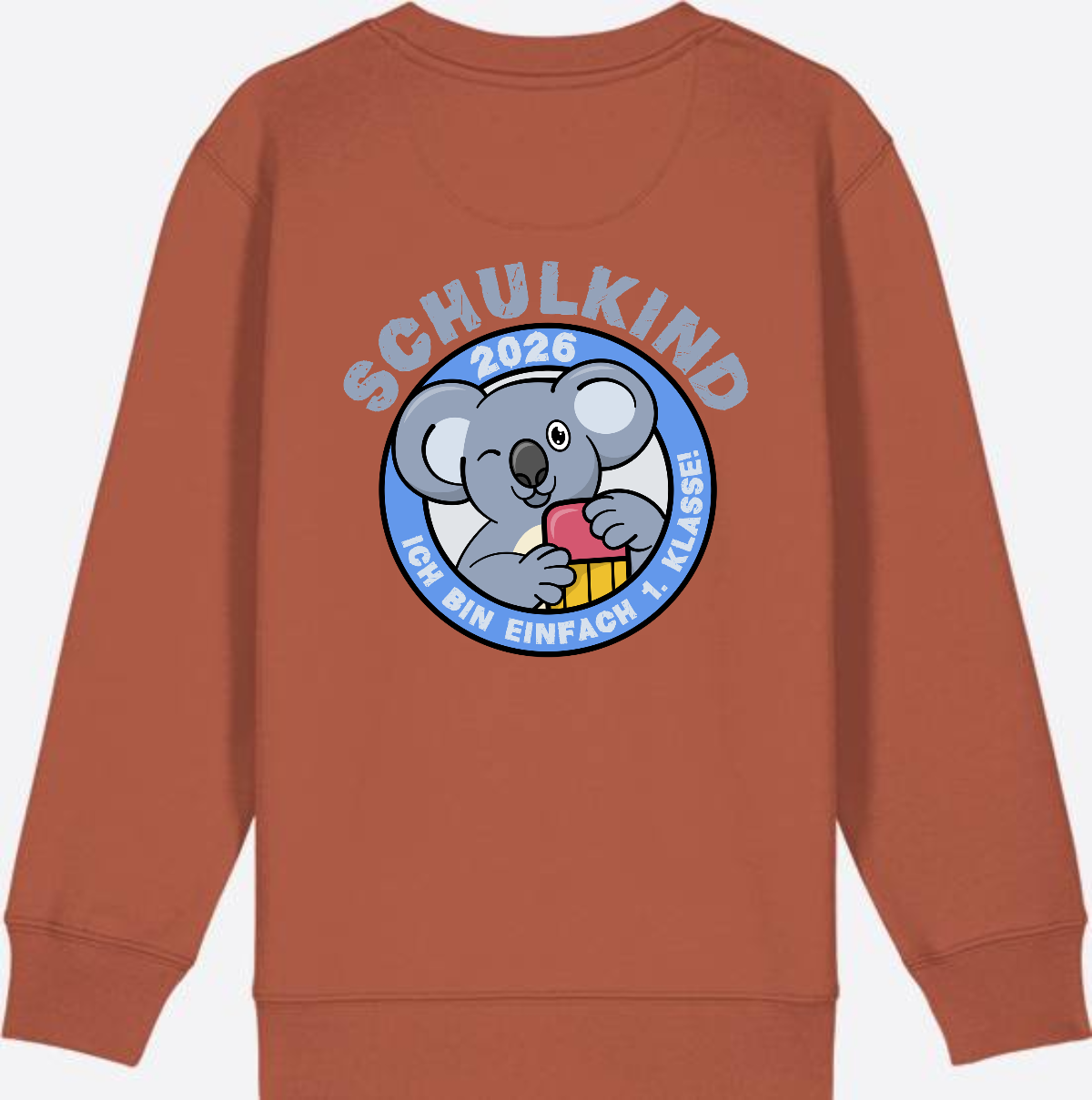 Sweatshirt Schulkind 2026 – 1. Klasse Koala - Heritage Brown