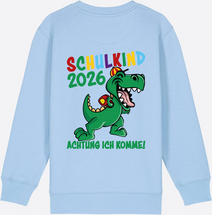 Sweatshirt Schulkind 2026: Achtung ich komme! bunt - Blue Soul