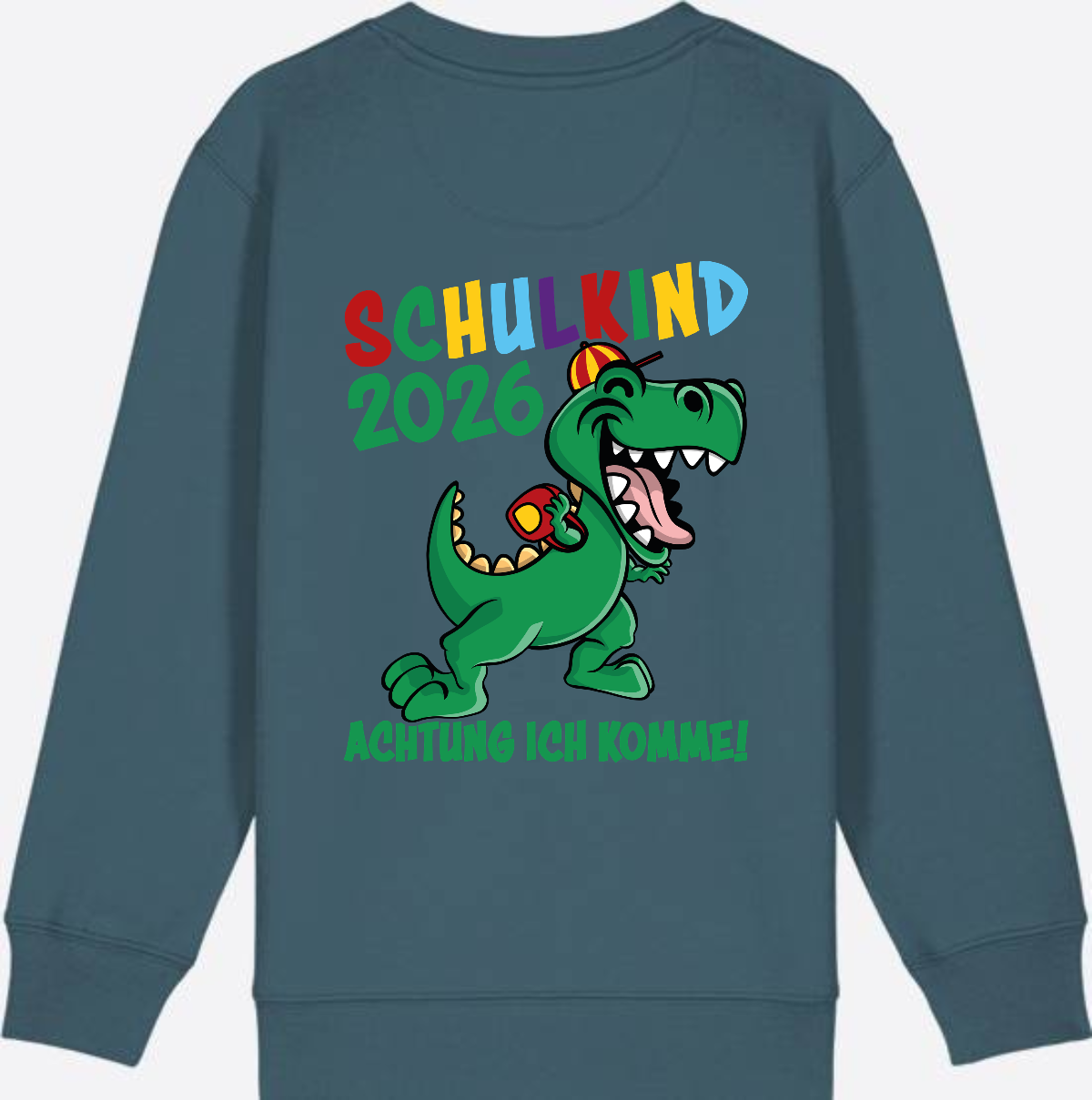 Sweatshirt Schulkind 2026: Achtung ich komme! bunt - Stargazer