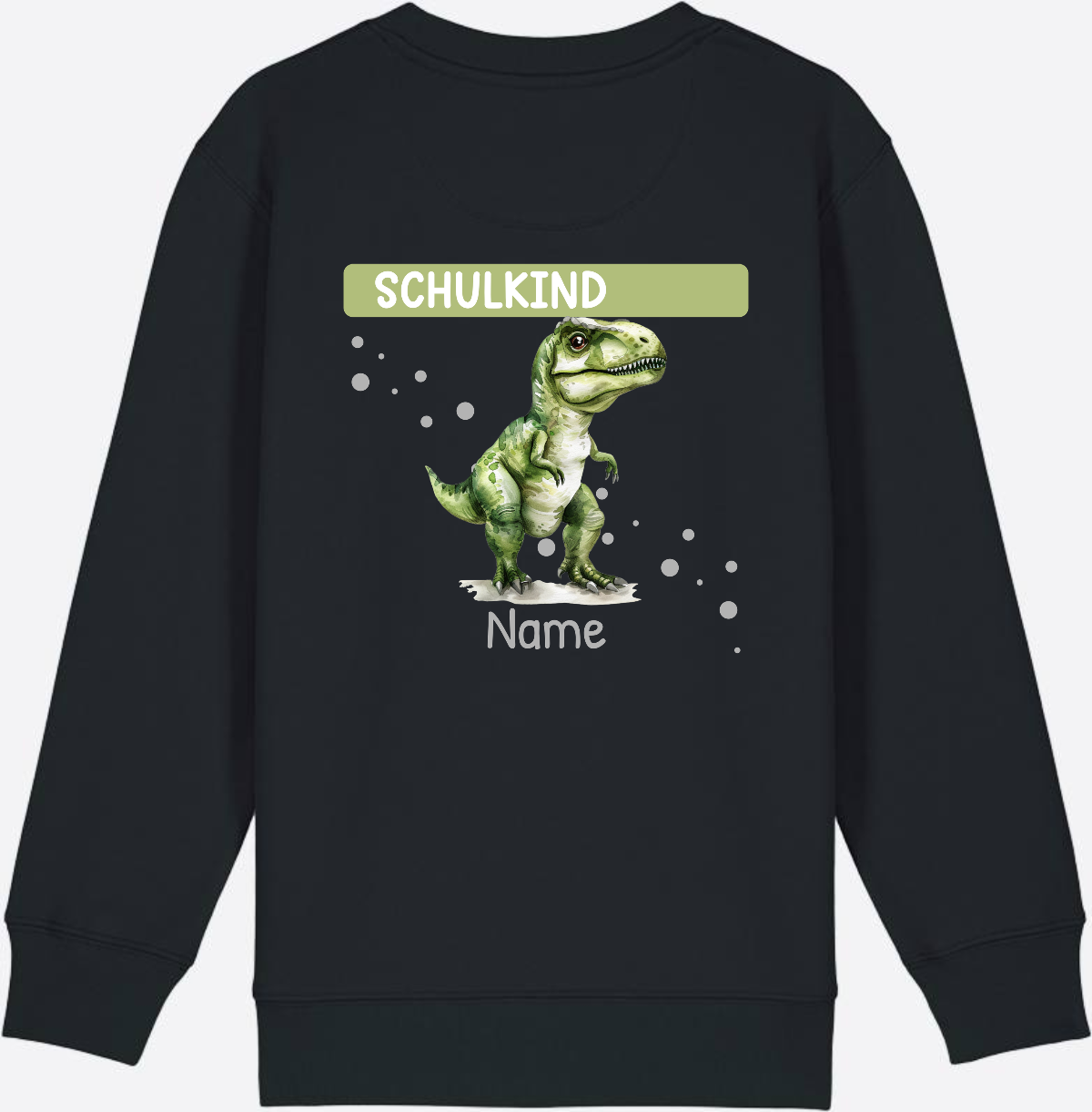Sweatshirt zur Einschulung – Geschenk mit Namen personalisiert - Black