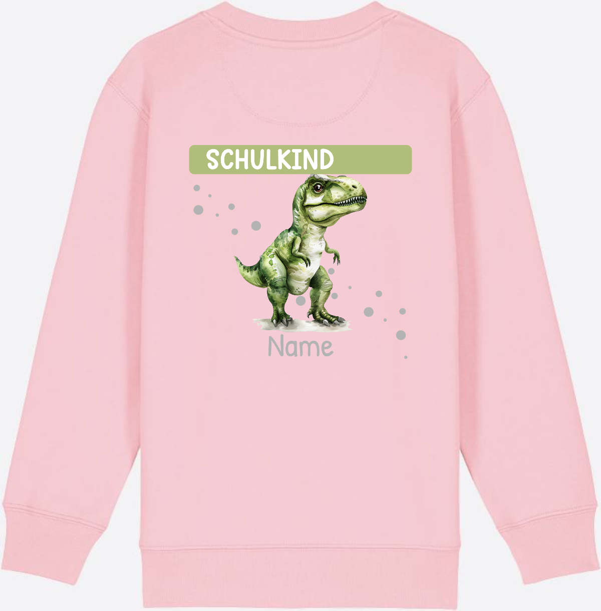Sweatshirt zur Einschulung – Geschenk mit Namen personalisiert - Cotton Pink