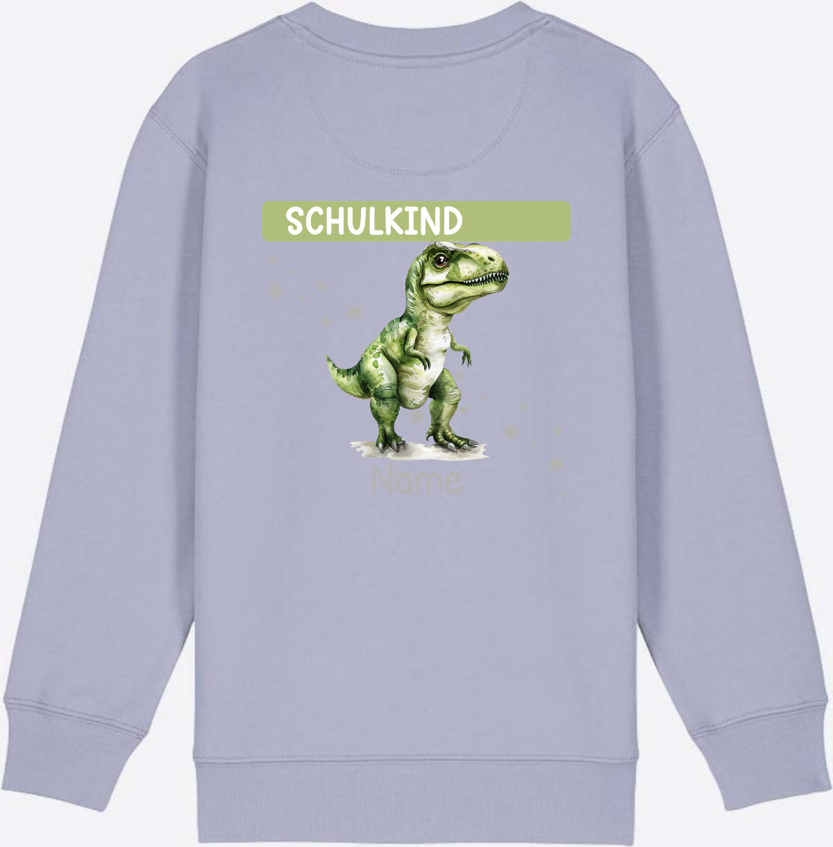 Sweatshirt zur Einschulung – Geschenk mit Namen personalisiert - Lavender
