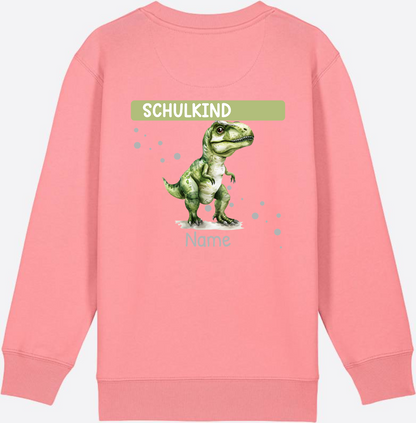 Sweatshirt zur Einschulung – Geschenk mit Namen personalisiert - Pink Joy