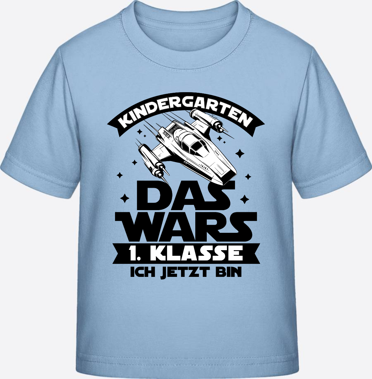 T-Shirt Einschulung Kindergarten Das Wars – Personalisiert - Blue Soul