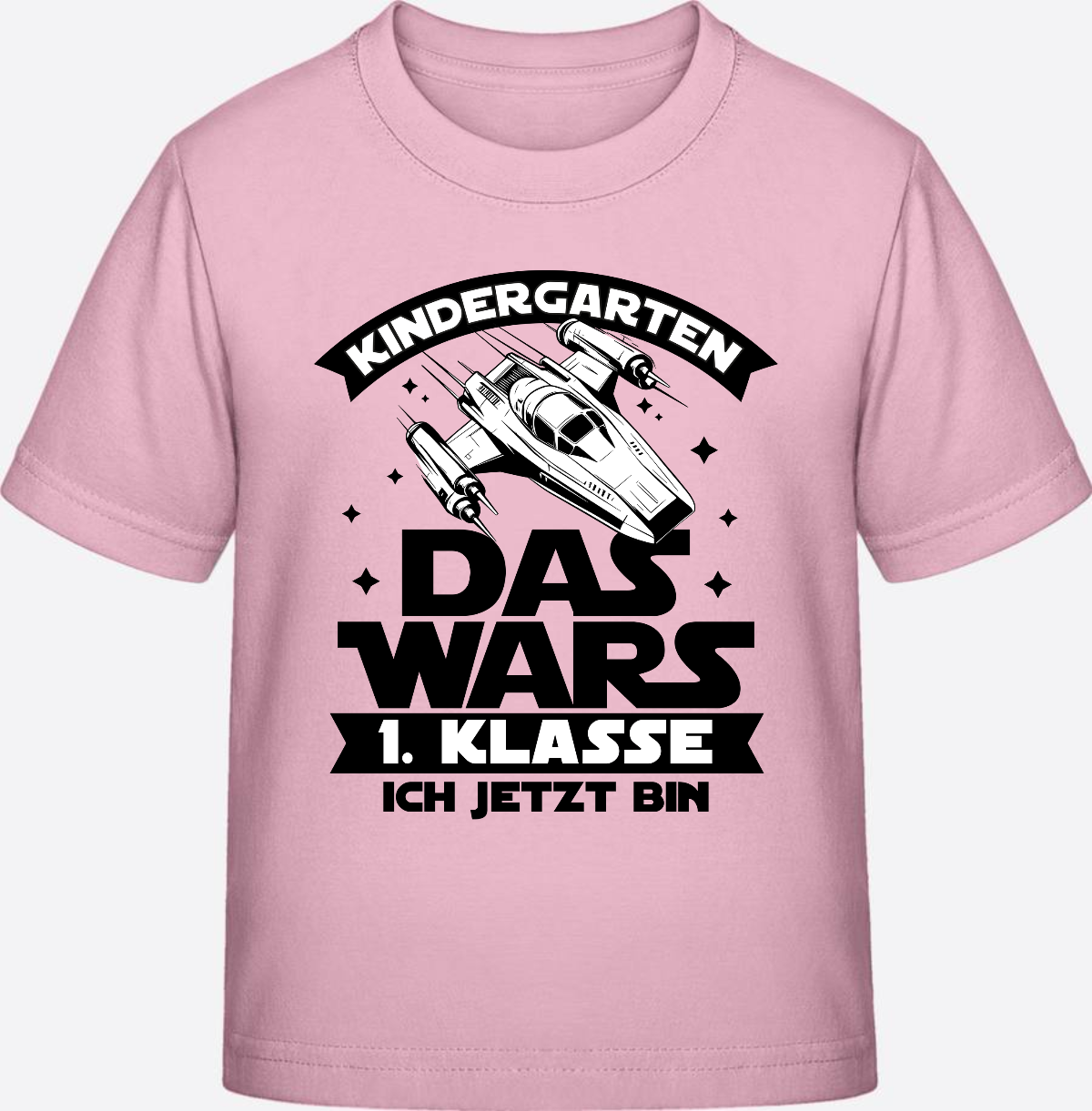 T-Shirt Einschulung Kindergarten Das Wars – Personalisiert - Cotton Pink