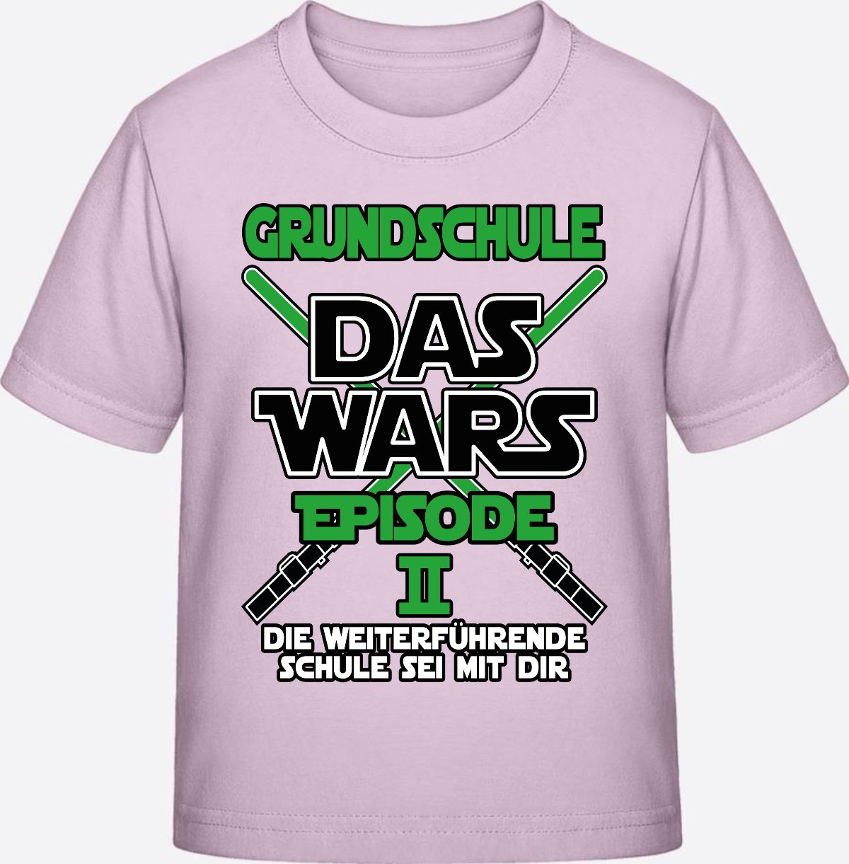 T-Shirt Grundschule Das Wars – Episode 2 personalisiert - Pink Sixties