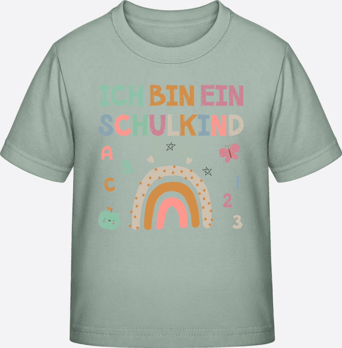 T-Shirt „Ich bin ein Schulkind“ – Geschenk zur Einschulung - Aloe
