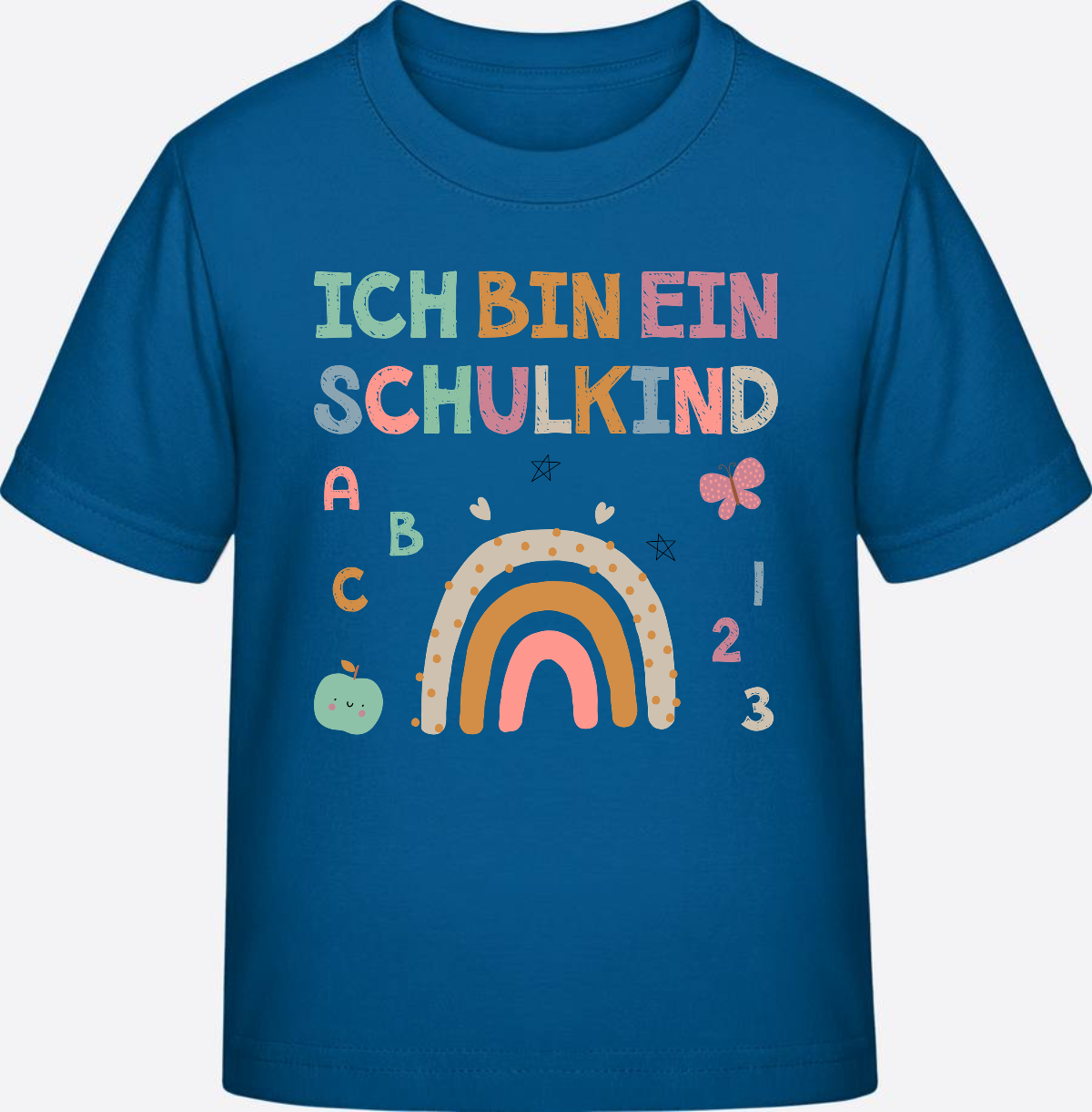 T-Shirt „Ich bin ein Schulkind“ – Geschenk zur Einschulung - Royal Blue