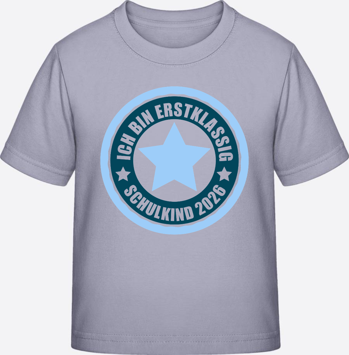 T-Shirt „Ich bin erstklassig 2026“ – Einschulung Geschenk - Lavender