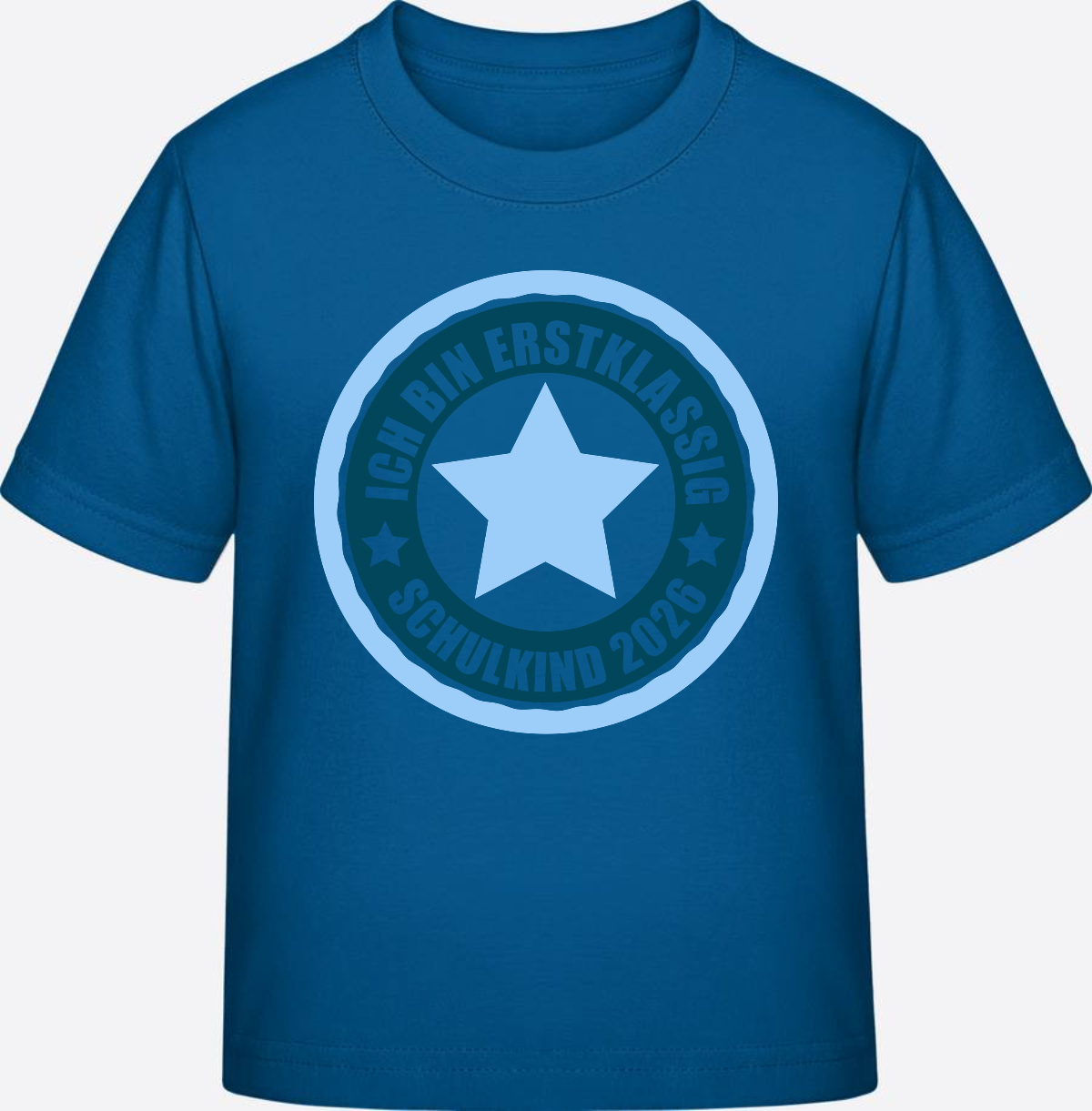 T-Shirt „Ich bin erstklassig 2026“ – Einschulung Geschenk - Royal Blue
