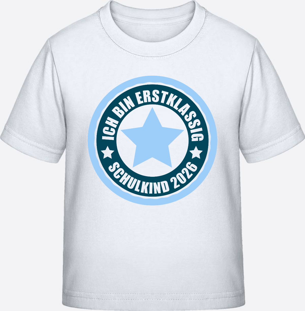 T-Shirt „Ich bin erstklassig 2026“ – Einschulung Geschenk - White