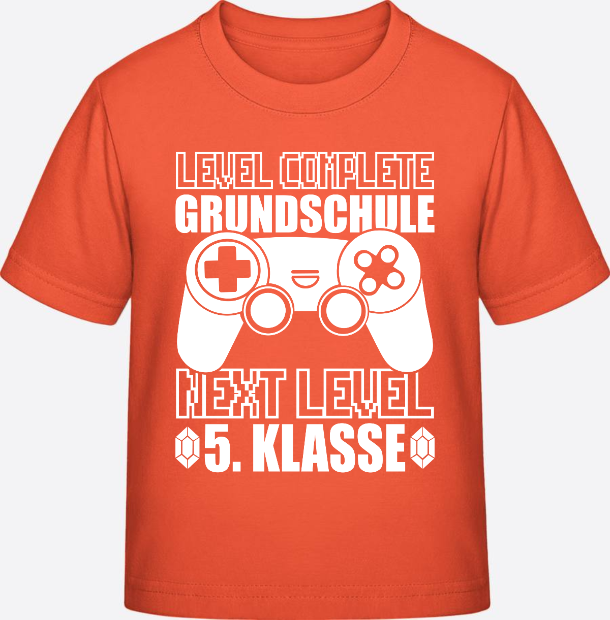 T-Shirt Next Level 5. Klasse personalisiert - weiß - Fiesta
