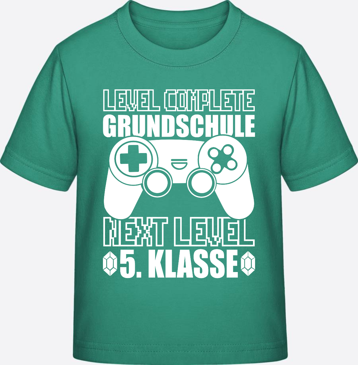 T-Shirt Next Level 5. Klasse personalisiert - weiß - Go Green
