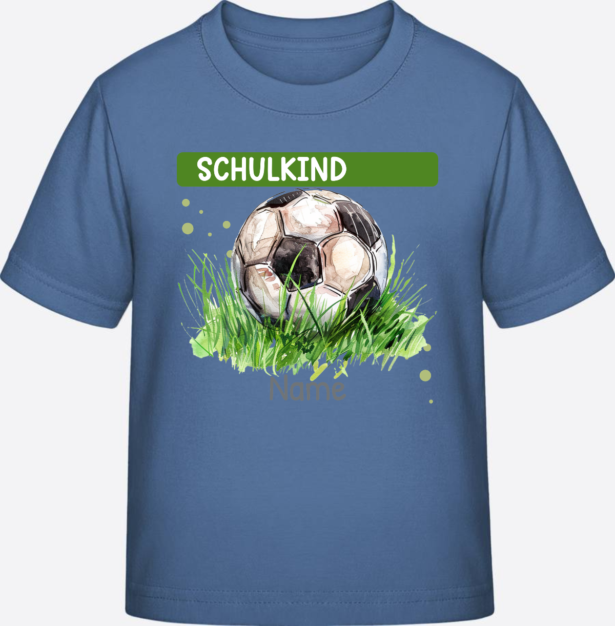 T-Shirt zur Einschulung – Personalisiertes Geschenk zum Schulstart - Bright Blue