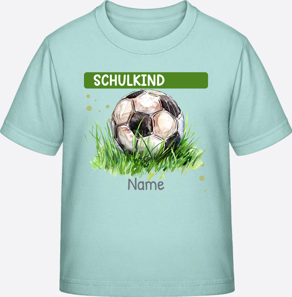 T-Shirt zur Einschulung – Personalisiertes Geschenk zum Schulstart - Caribbean Blue