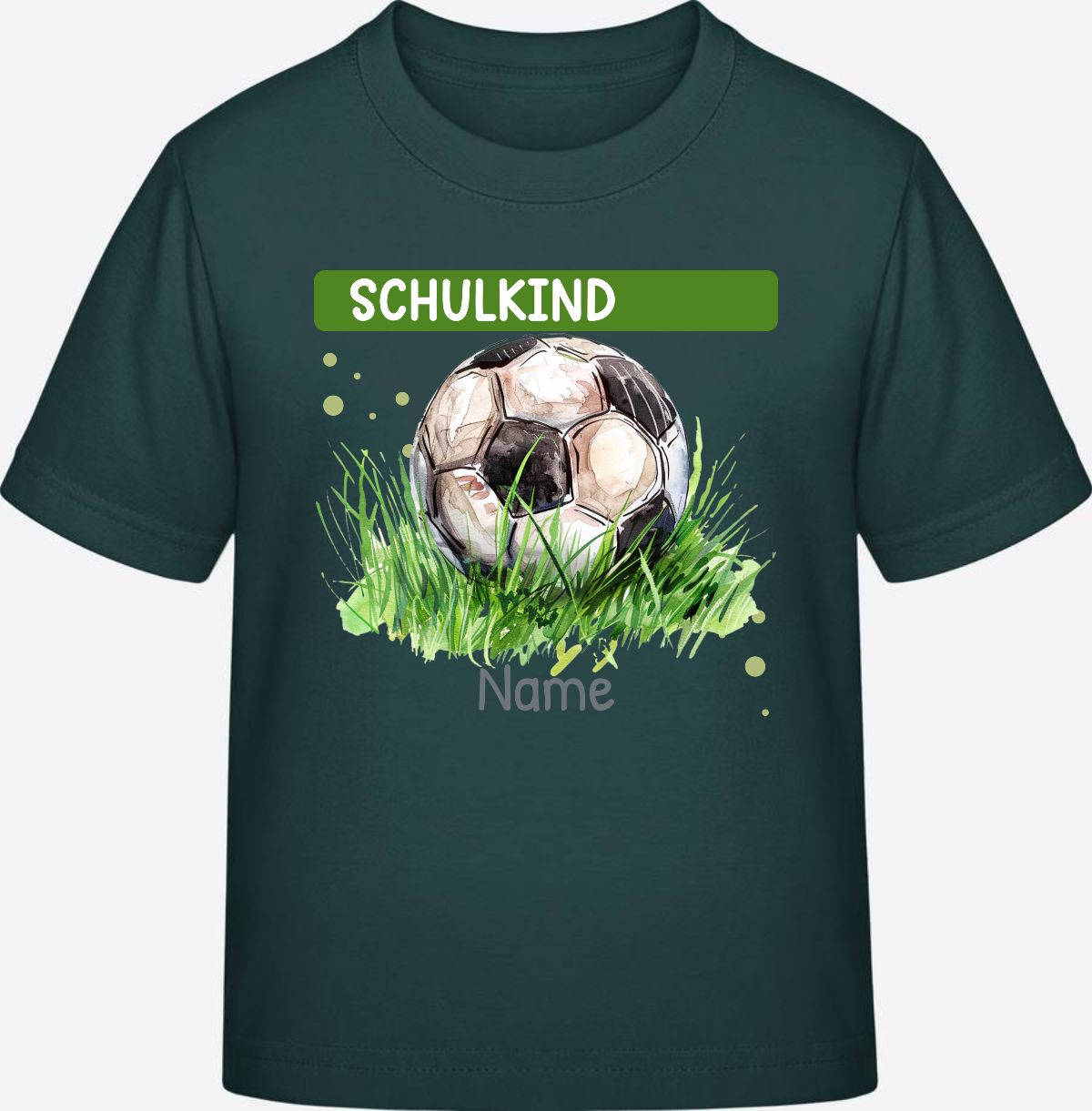 T-Shirt zur Einschulung – Personalisiertes Geschenk zum Schulstart - Glazed Green