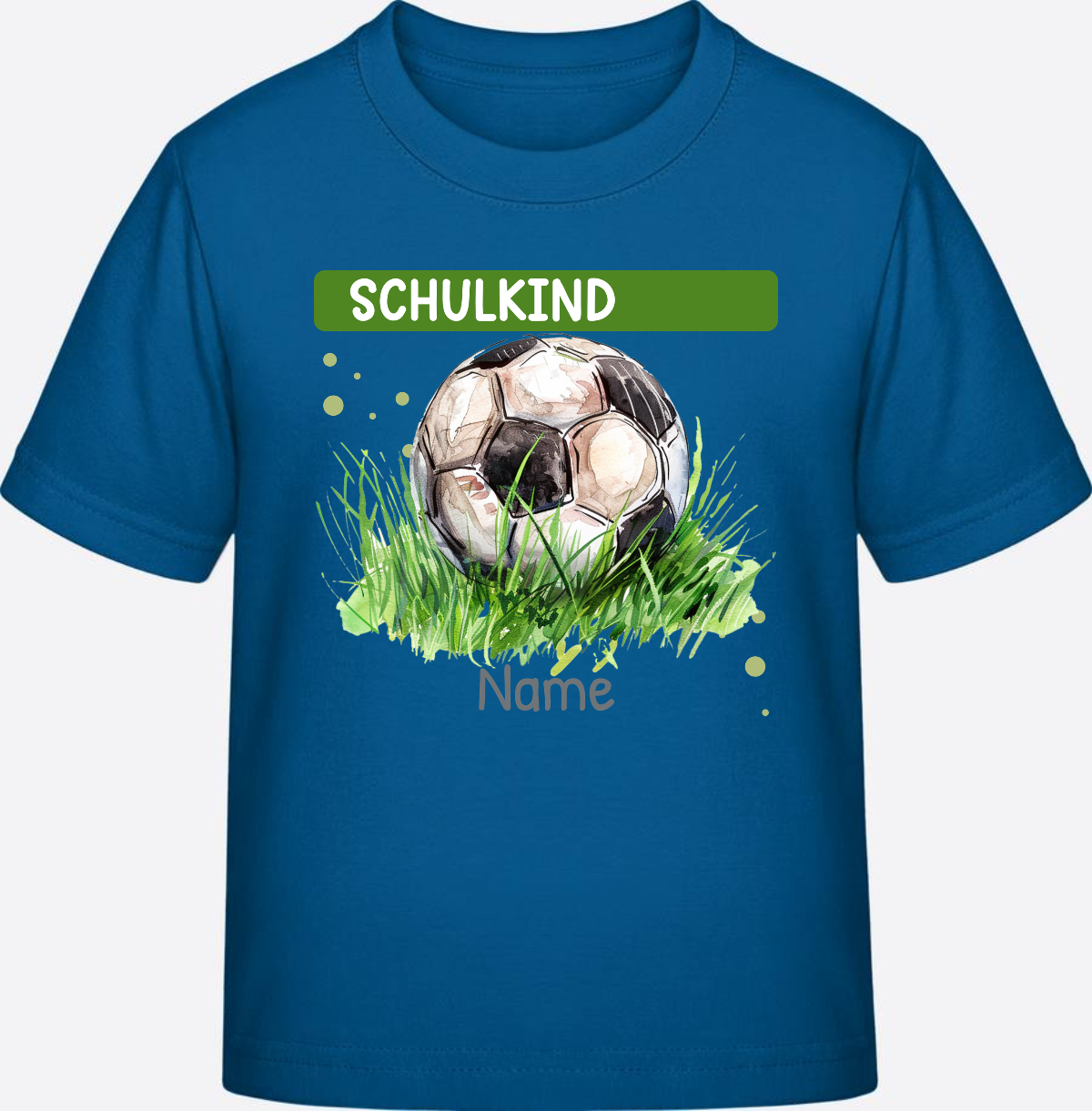 T-Shirt zur Einschulung – Personalisiertes Geschenk zum Schulstart - Royal Blue