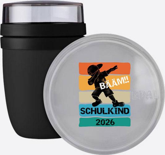Tasse Bääm! Schulkind 2026 – Geschenk zur Einschulung - Nordic Black