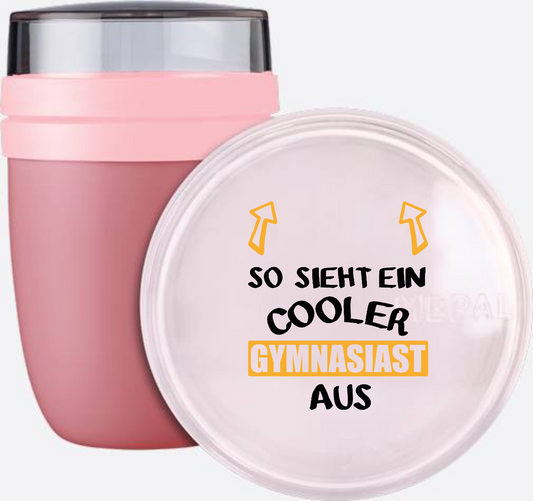 Tasse „Cooler Gymnasiast“ – Geschenk zum Schulstart mit Namen - Vivid Mauve