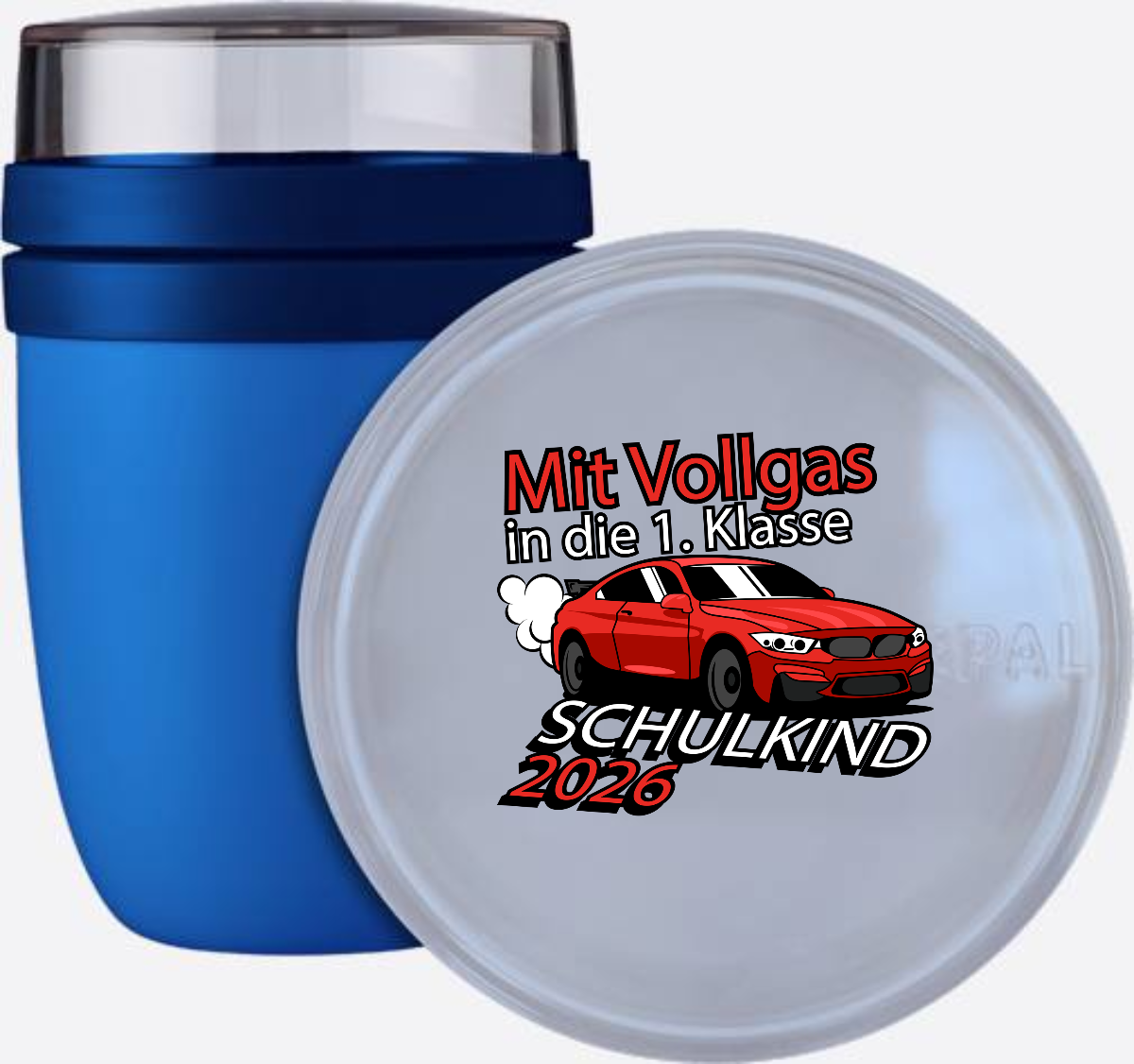 Tasse Einschulung 2026 - Mit Vollgas in die 1. Klasse - Vivid Blue