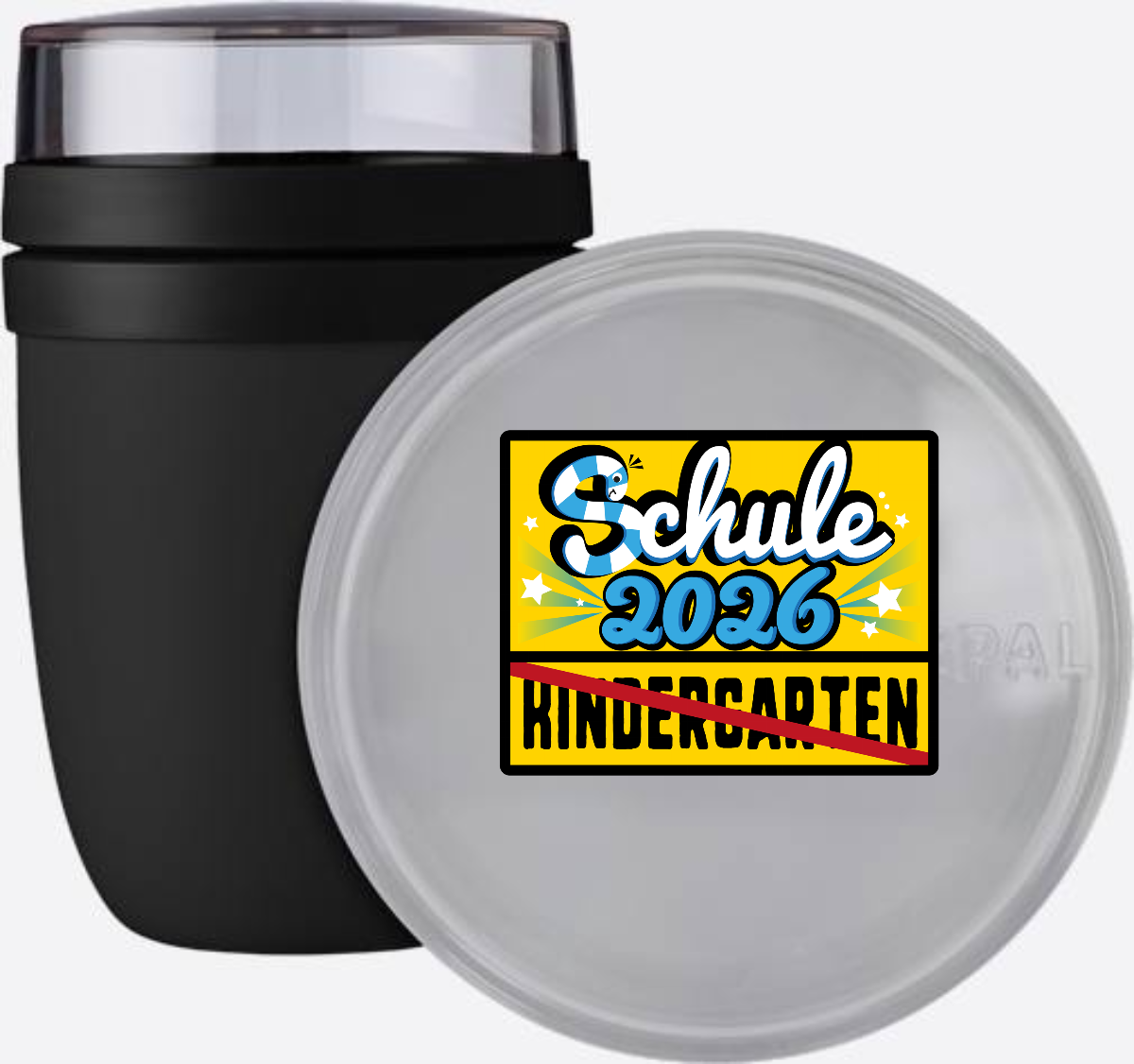 Tasse Einschulung 2026 – Ortsschild Schule personalisiert - Nordic Black