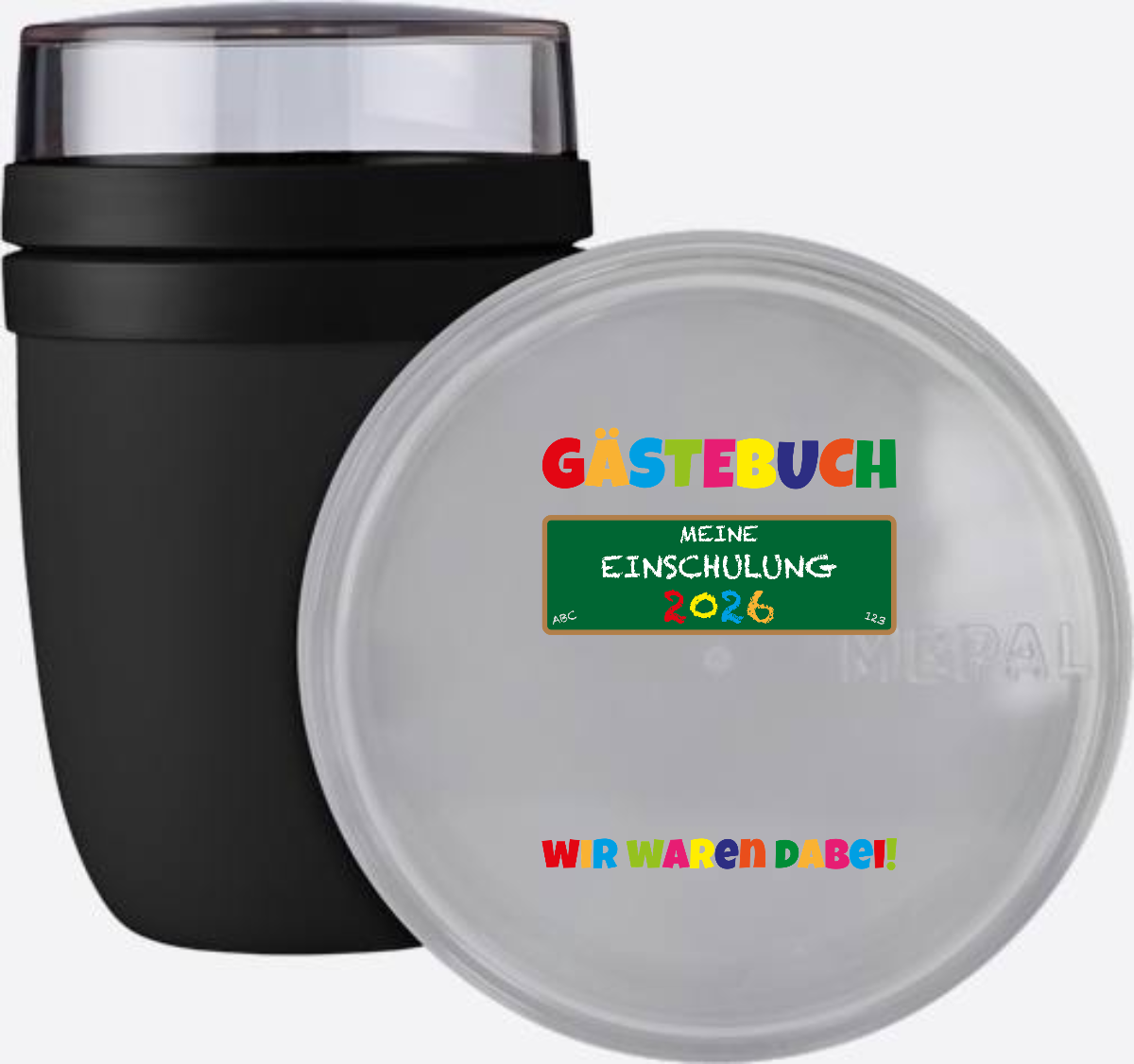 Tasse Einschulung 2026 – Personalisiertes Geschenk zum Schulanfang - Nordic Black