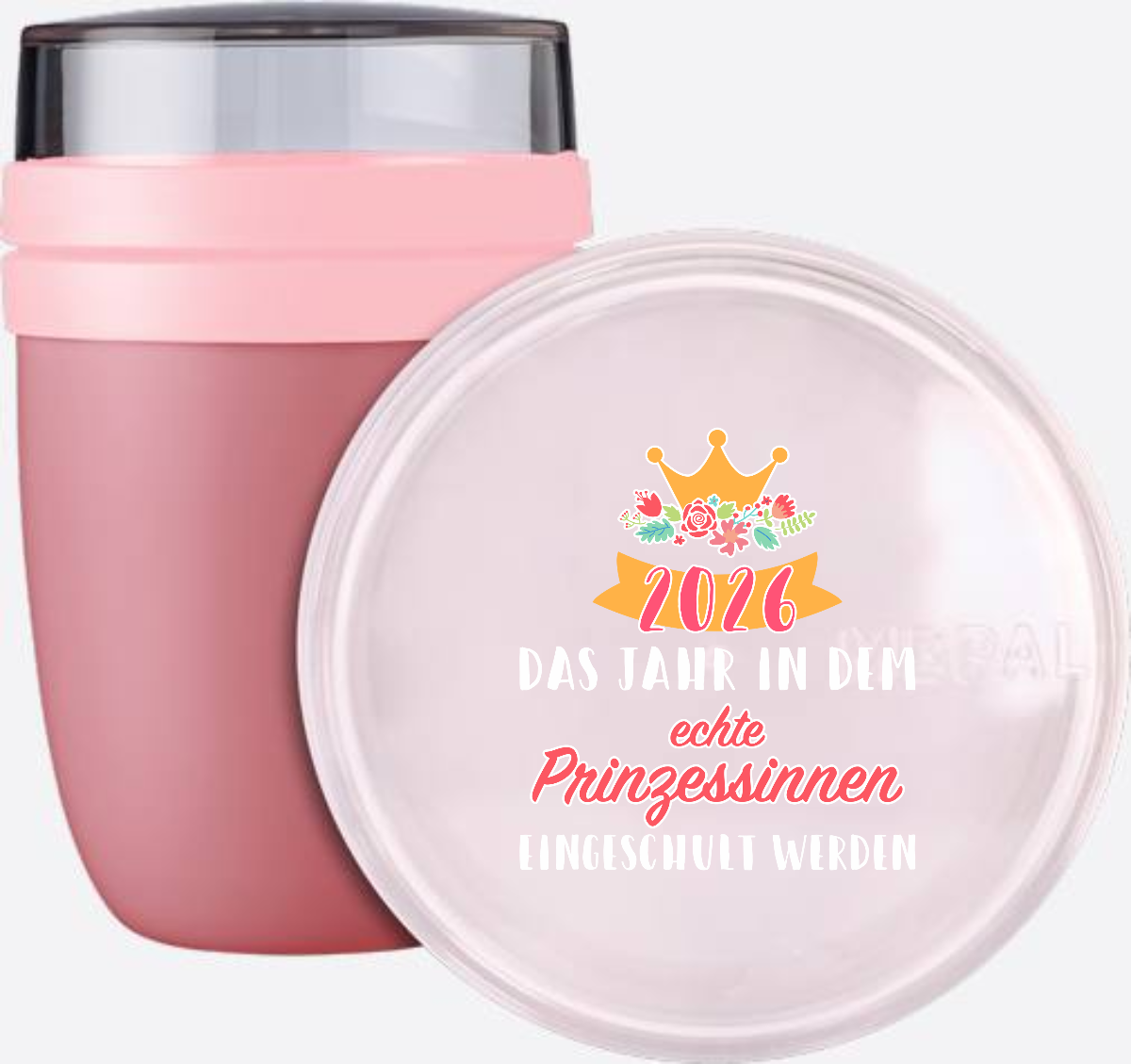 Tasse Einschulung 2026: Prinzessin – Personalisiert mit Name - Vivid Mauve