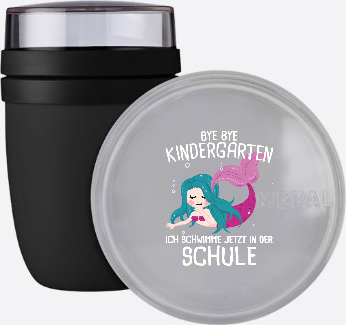 Tasse Einschulung: Bye Bye Kindergarten, ich schwimme jetzt! - Nordic Black
