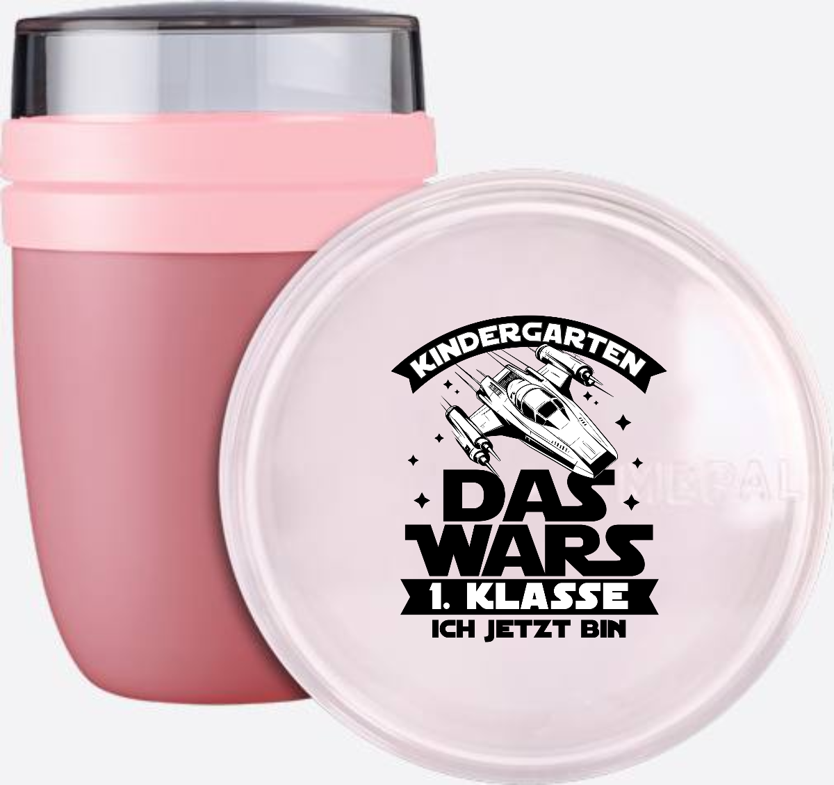 Tasse Einschulung: Kindergarten Das Wars – Personalisiert mit Name - Vivid Mauve