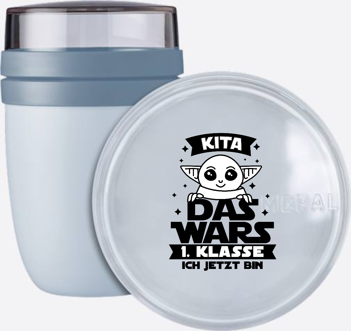 Tasse Einschulung: Kita Das Wars – 1. Klasse personalisiert - Nordic Blue