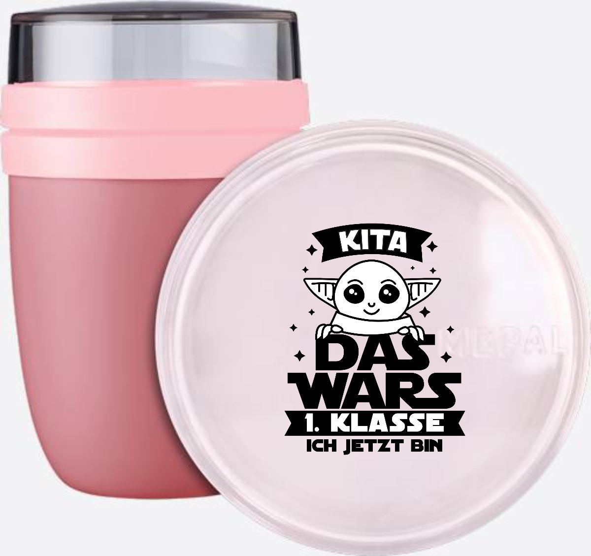 Tasse Einschulung: Kita Das Wars – 1. Klasse personalisiert - Vivid Mauve
